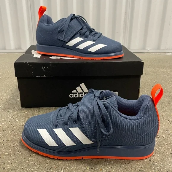 adidas gazelle silver green womens Powerlift 5 Weightlifting Shoes Cloud White / Silver Metallic / Core B   Runforest.com